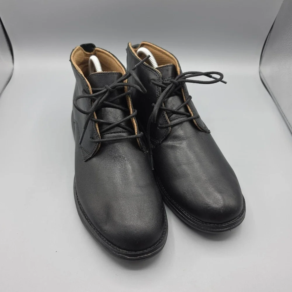 Kuru Aalto Chukka Boots Mens 8 Black Leather Comfort Supportive‎